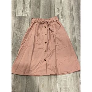 Sadie & Love  mauve full skirt size M